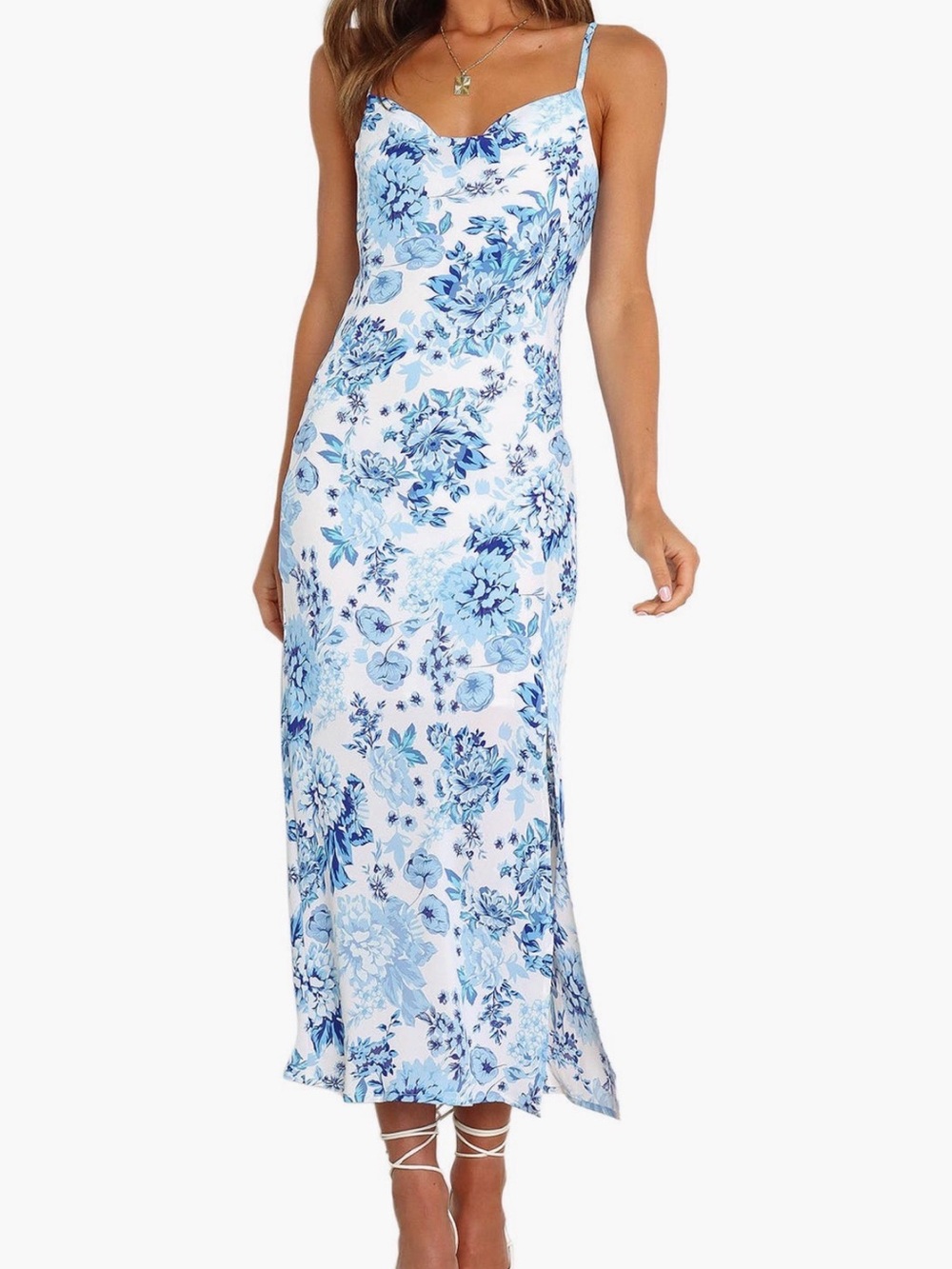 Petal + Pup Yelena Floral Print Slipdress